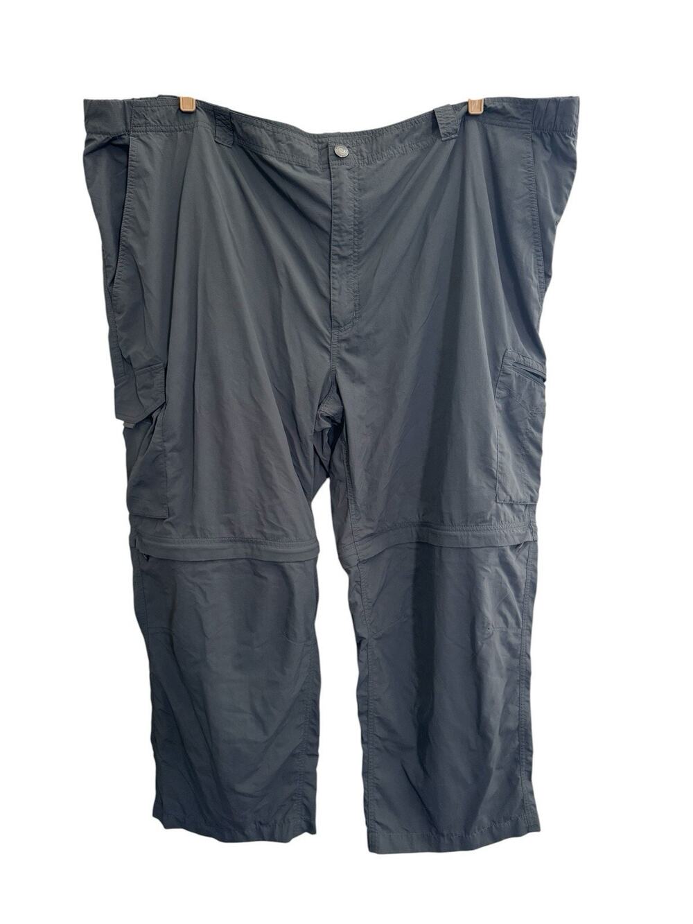 Columbia Omni-Shade Convertible *HEMMED* Pants Men 54x27 Zip Off Shorts #6987